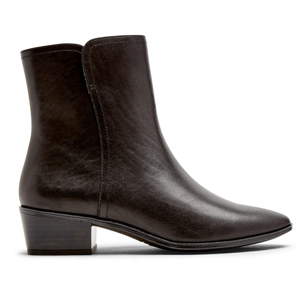 Rockport Støvler Dame Svart - Geovana Mid - NILS69803